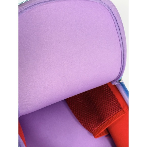 Great Wolf Lodge Violet Wolf Kids Backpack Purple 10x8" Vacation Go Bag Tech - Picture 7 of 11